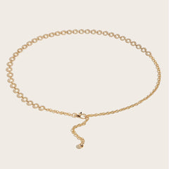 Cwasc2565_Rhinestone Waist Chain Metal Belt