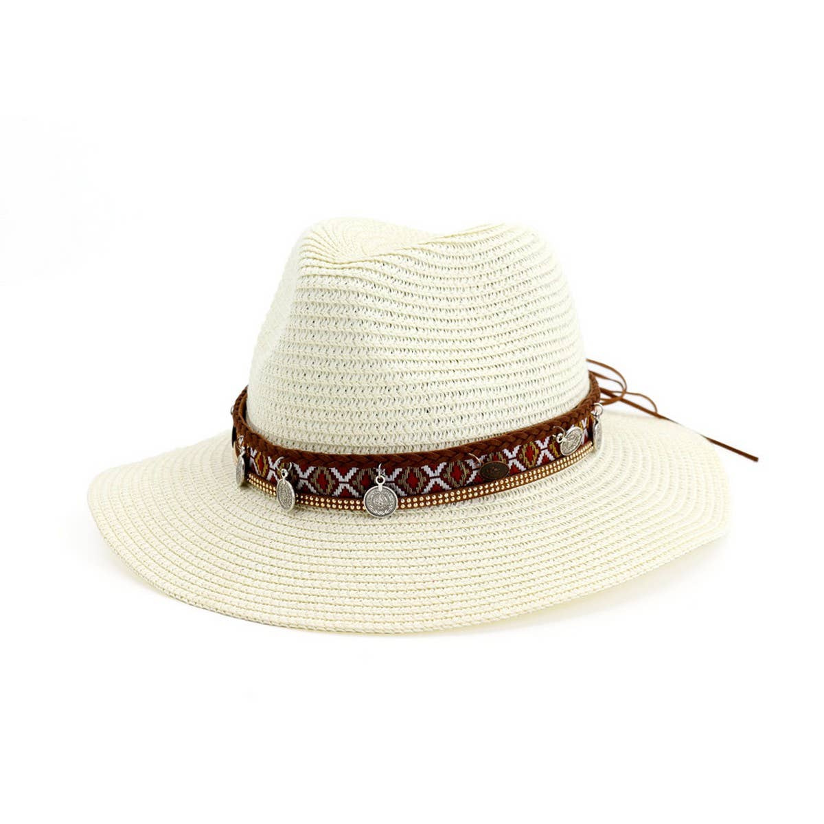 OUTDOOR BEACH SUNSCREEN PANAMA HAT_CWAH1250