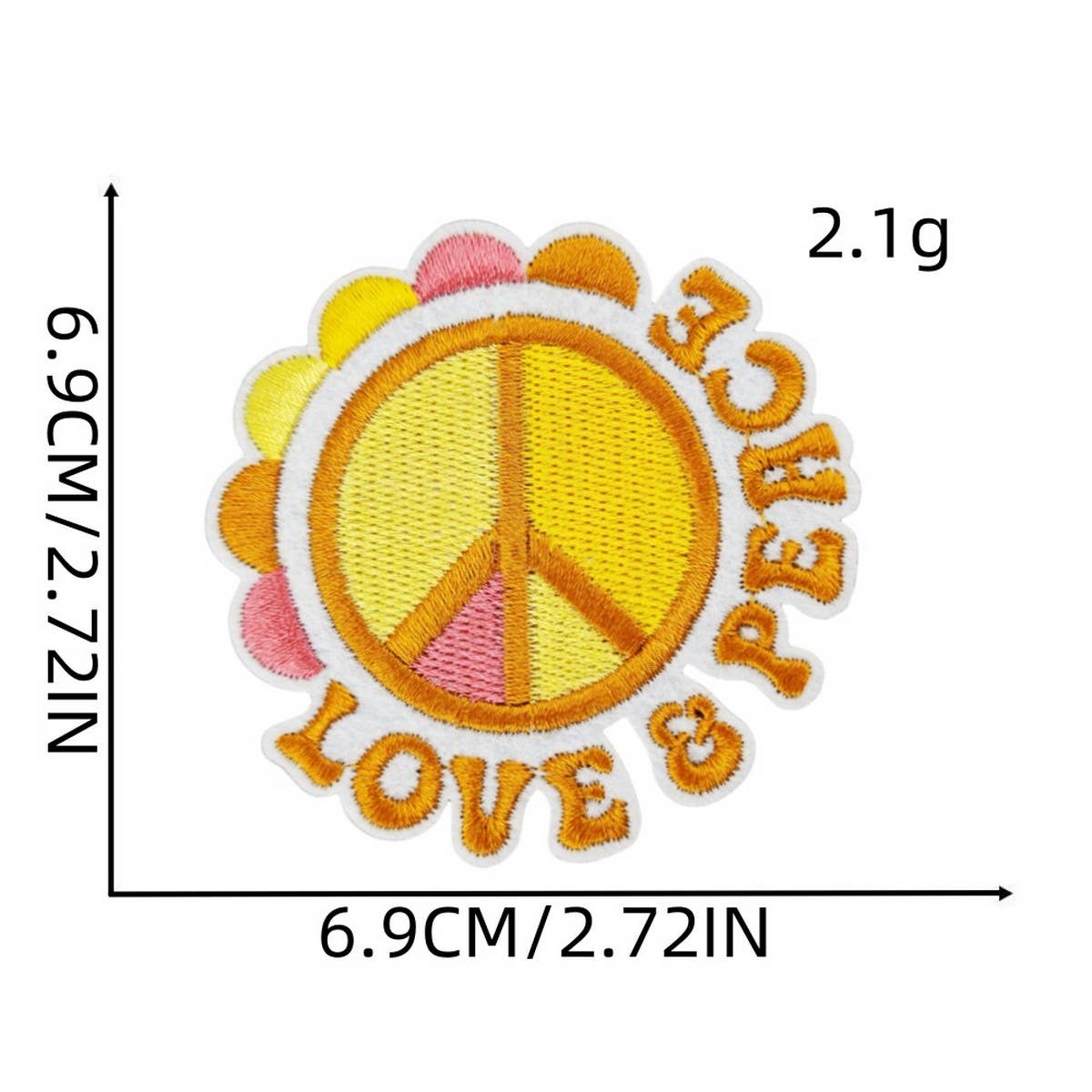 GRAFFITI DECORATED SUITCASE EMBROIDERED PATCH_CWMM4045