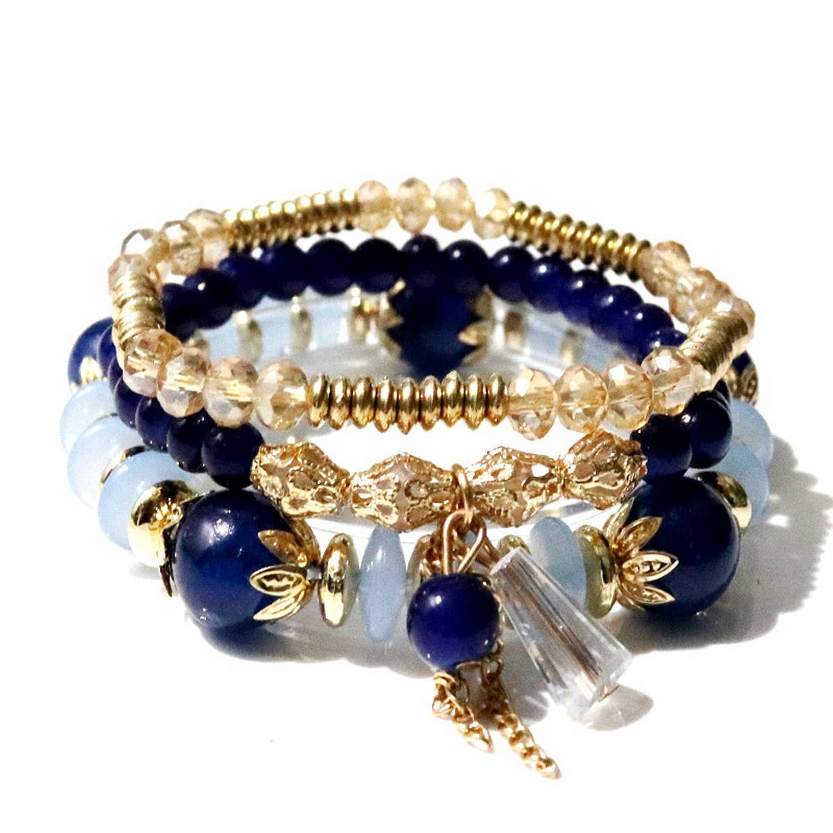 BOHEMIAN MULTI LAYERED CRYSTAL FASHION BRACELET_CWASC0699