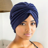 Womens Ethnic Style Pleated Headscarf_Cwasc2441