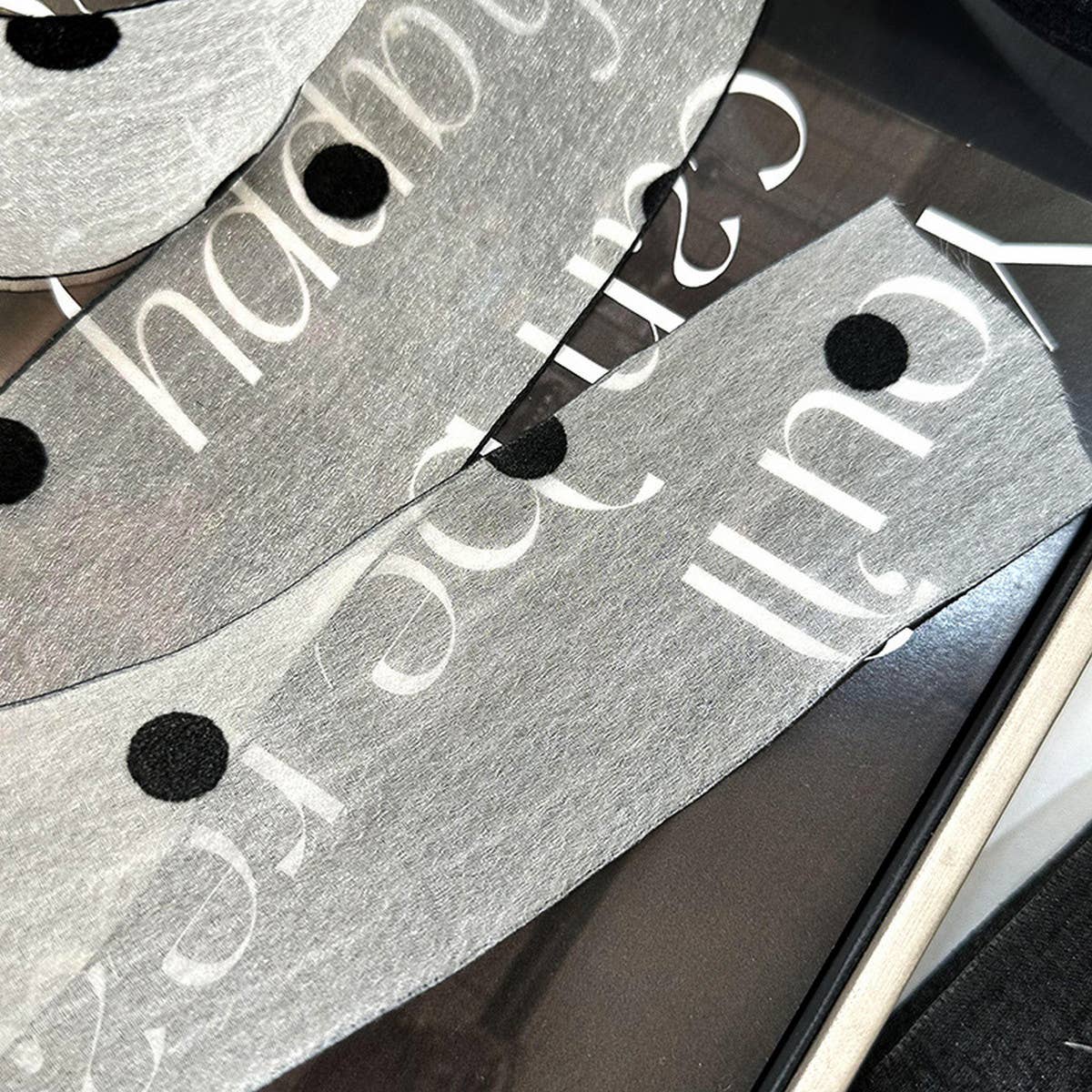 NEW POLKA DOT LACE SCARF HEADBAND_CWASC0719