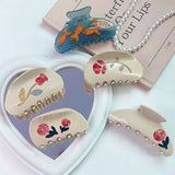 HIGH QUALITY ROSE FLOWER SPLICING HAIR CLIP_CWAHA1345