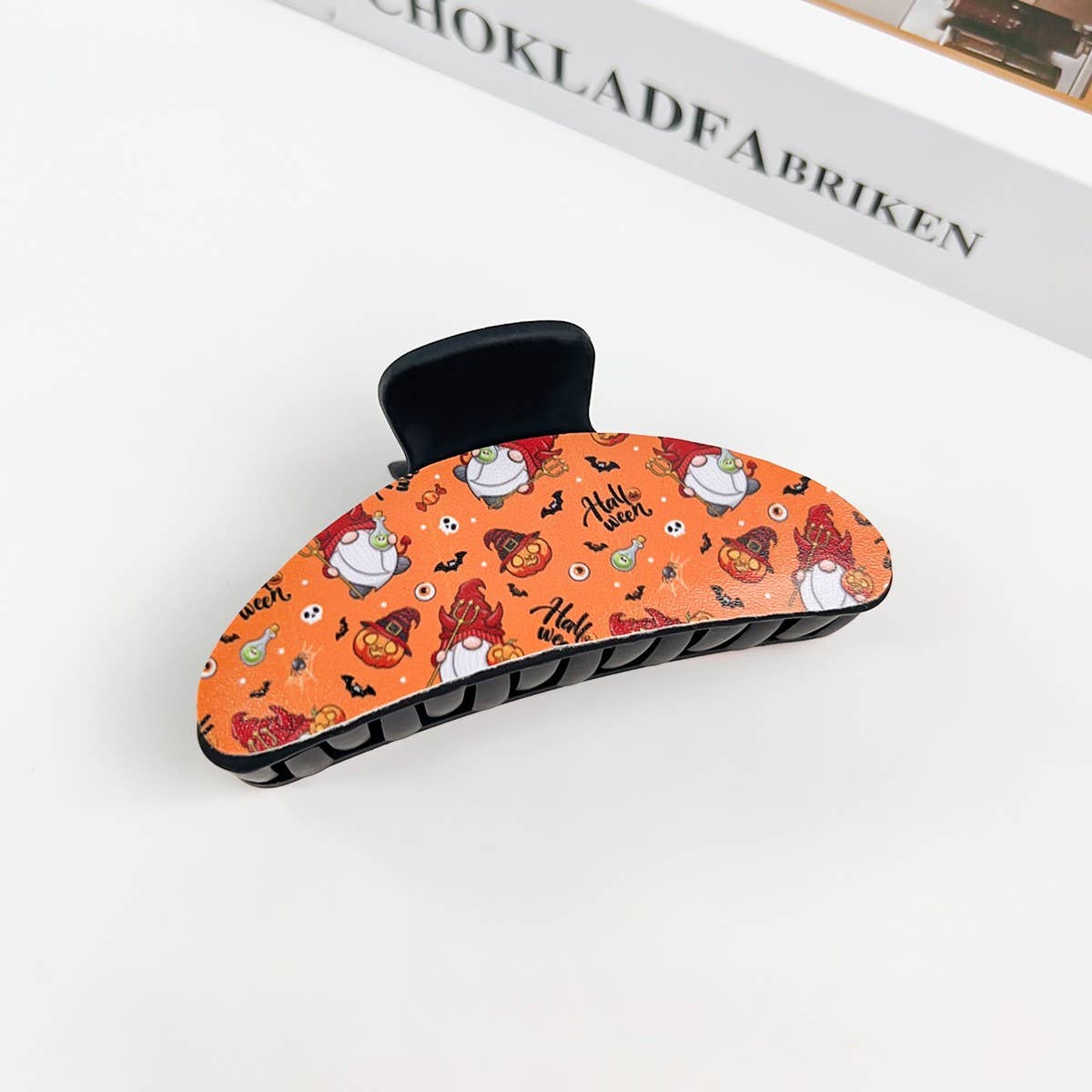 GOTHIC HALLOWEEN CLAW CLIP PUMPKIN GHOST DESIGN_CWAHA1443