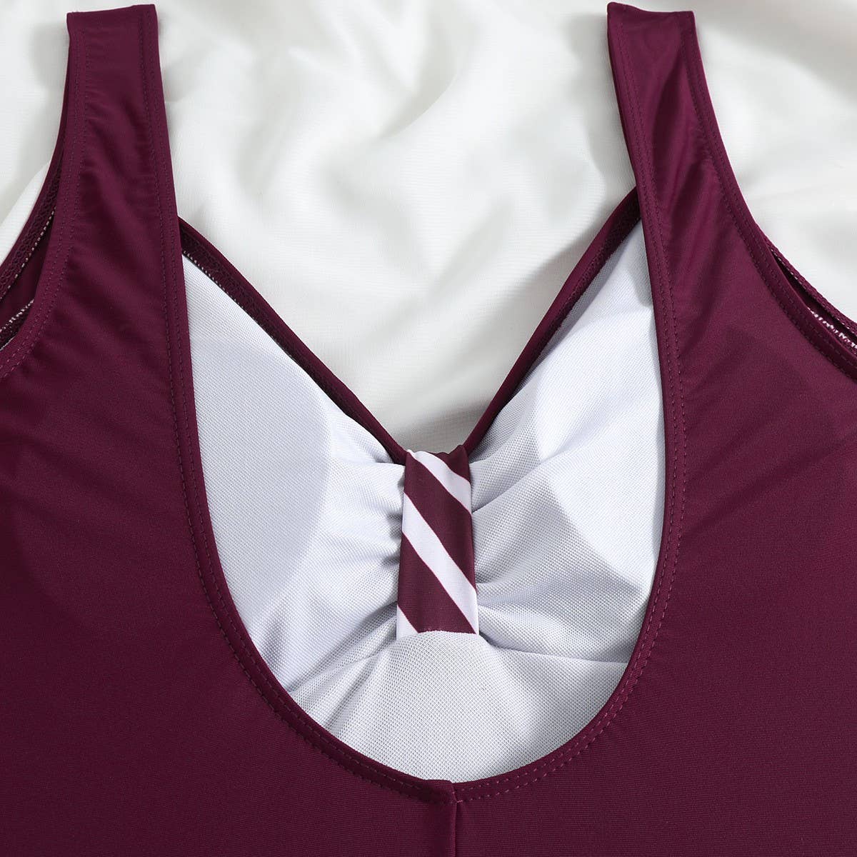 Womens Zebra Striped One Piece Swimsuit