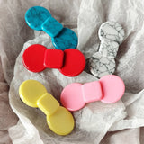 Cute Round Bow Hair Clip ? Colorful Duckbill Claw_Cwaha07186