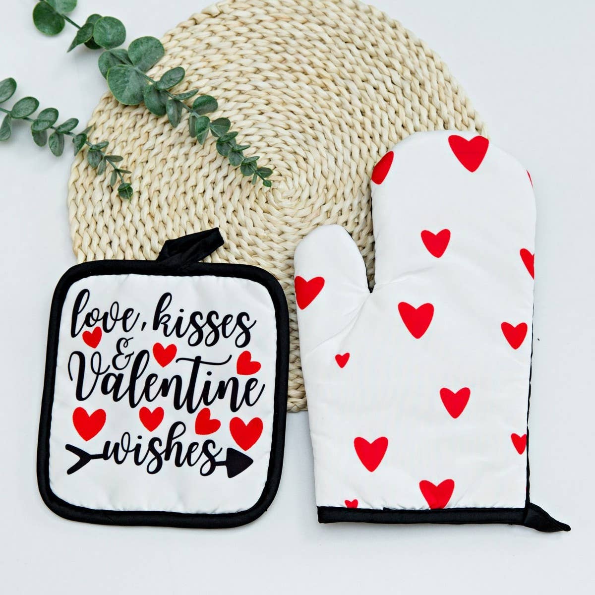 KITCHEN OVEN SCALD PROOF HEAT INSULATED GLOVES_CWMM1449