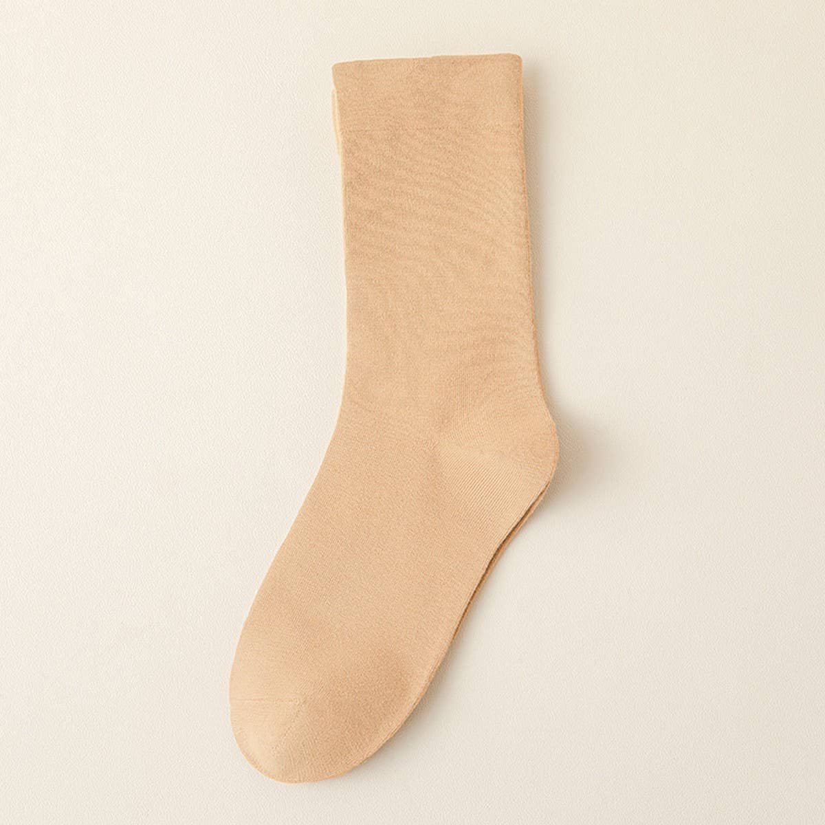 SOLID COLOR BONELESS SOCKS STACKED MID TUBE SOCKS_CWMS1116