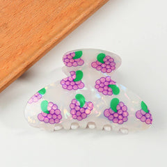 FRUIT PVC HAIR CLAW FALL WINTER HOT SELLING CLIP_CWAHA1274