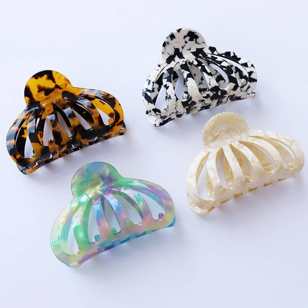 PUMPKIN HAIR CLAW 8 8CM LARGE RETRO FRENCH CLIP_CWAHA2610