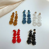 LIGHT LUXURY CRYSTAL FLOWER VERSATILE EARRINGS_CWAJE2184