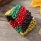 COCONUT SHELL ETHNIC STYLE HANDMADE BRACELET_CWMM4410