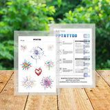 DOPAMINE CAT FIREWORK TATTOO STICKERS WATERPROOF_CWMM8338