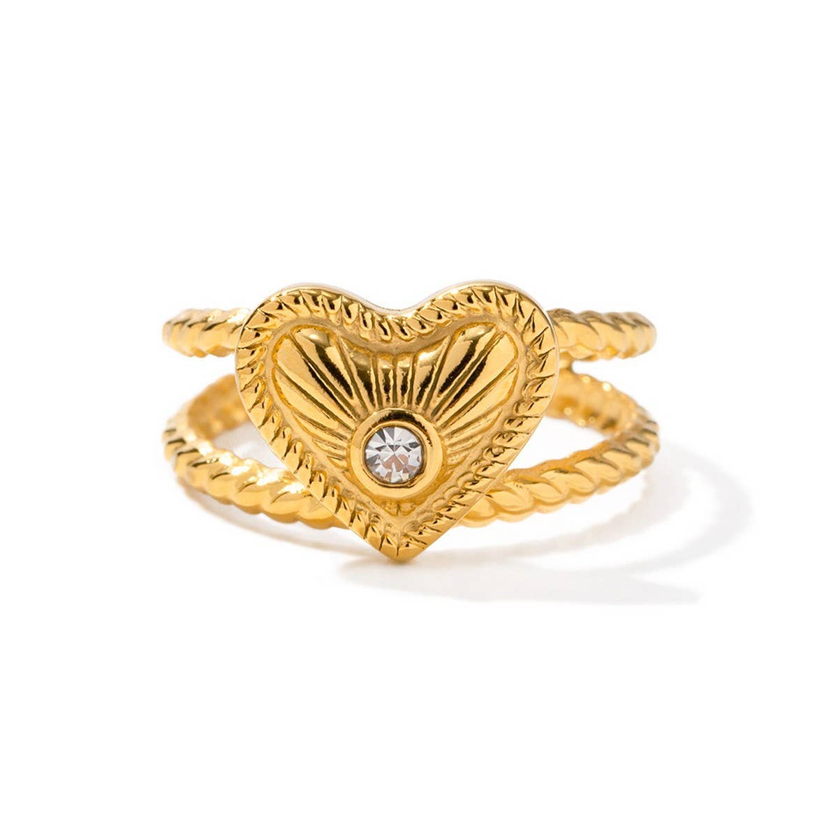 18K GOLD PLATED ZIRCON INLAID HEART RING_CWAJE1247