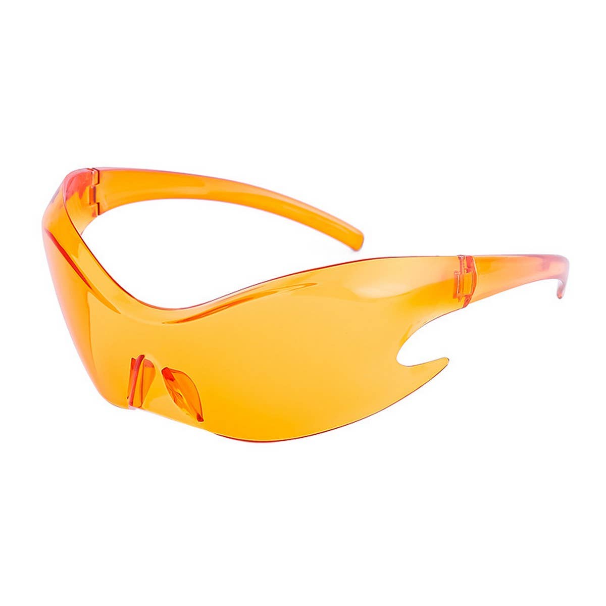 SPORTS WINDPROOF COLORFUL ONE PIECE SUNGLASSES_CWASG0607