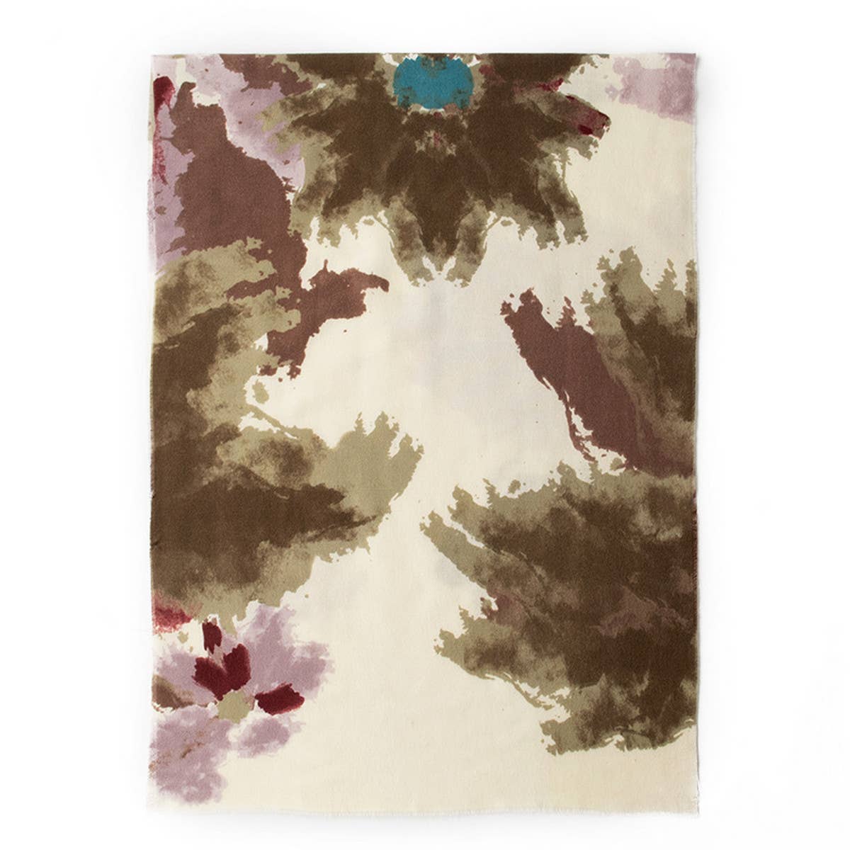 OMBRE SCARF VINTAGE TASSEL PRINT WRAP FOR WOMEN_CWASC0937