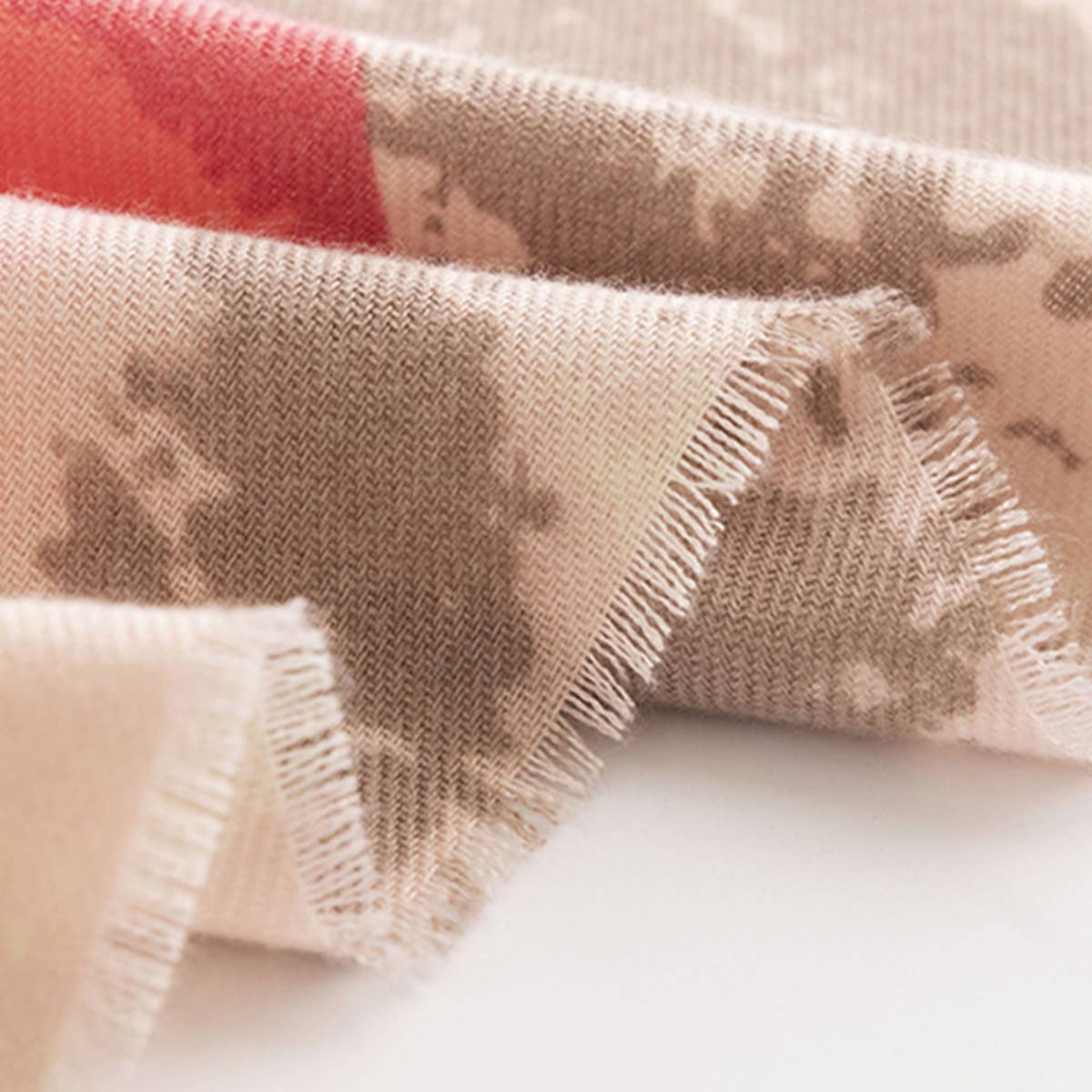 FLORAL PRINT FAUX CASHMERE SCARF FOR WOMEN_CWASC0436