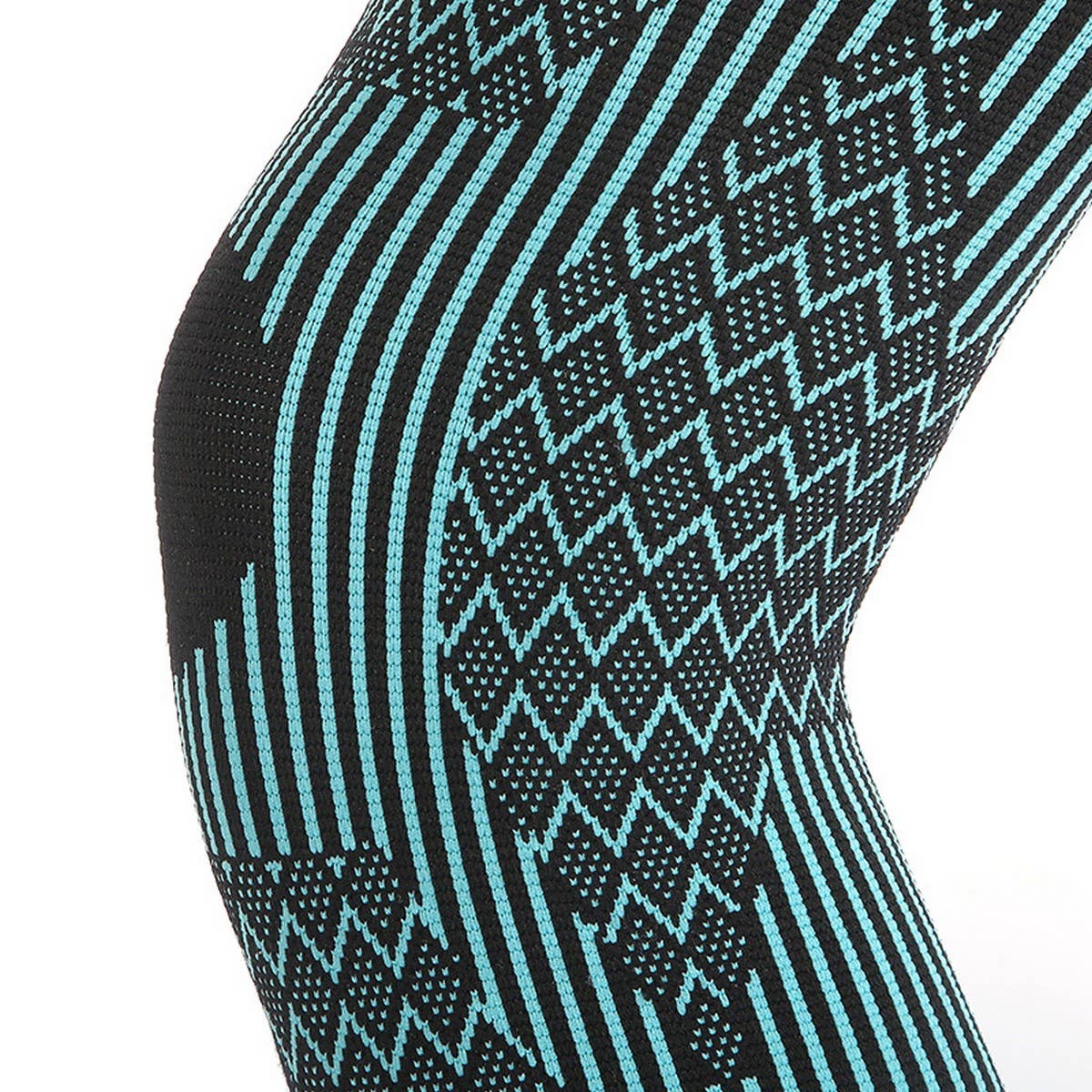 ELASTIC KNEE BRACE WITH DOUBLE WAVE NON SLIP GRIP_CWMM7889