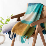 Autumn And Winte Fluffy Plaid Scarf_Cwasc1006