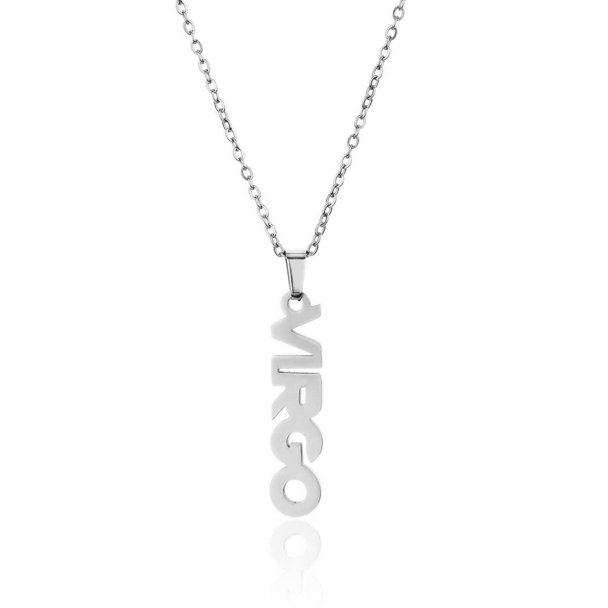 CLAVICLE CHAIN TWELVE ZODIAC TITANIUM NECKLACE_CWMM2717