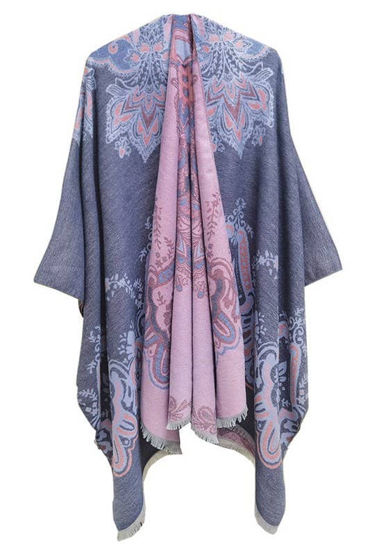 FLORAL FASHION SHAWL WRAP_CWASC035