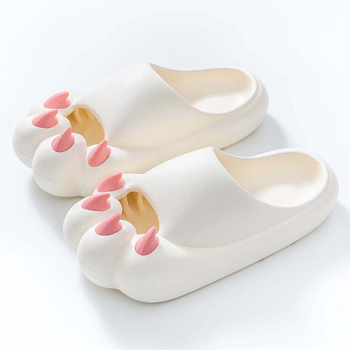 Valentine Day Home Indoor Cute Cat Claw Slippers_Cwshs0544