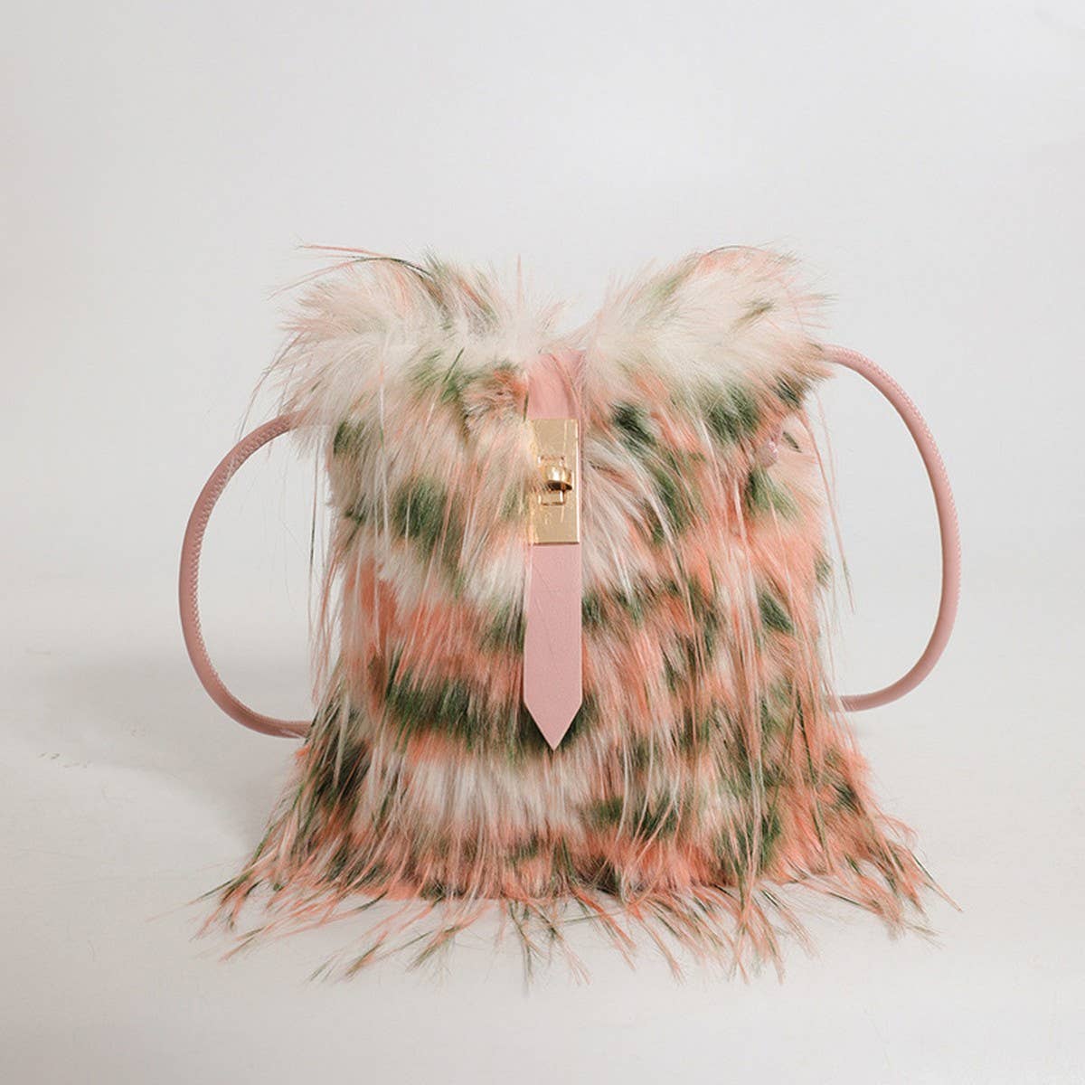 Winter Faux Fur Shoulder Crossbody Plush Bag_Cwab4007