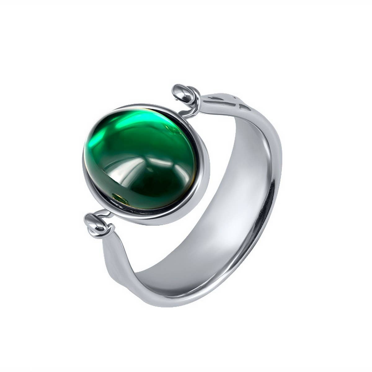 NEW FASHION RING WITH GREEN GEMSTONE_CWAJE1739