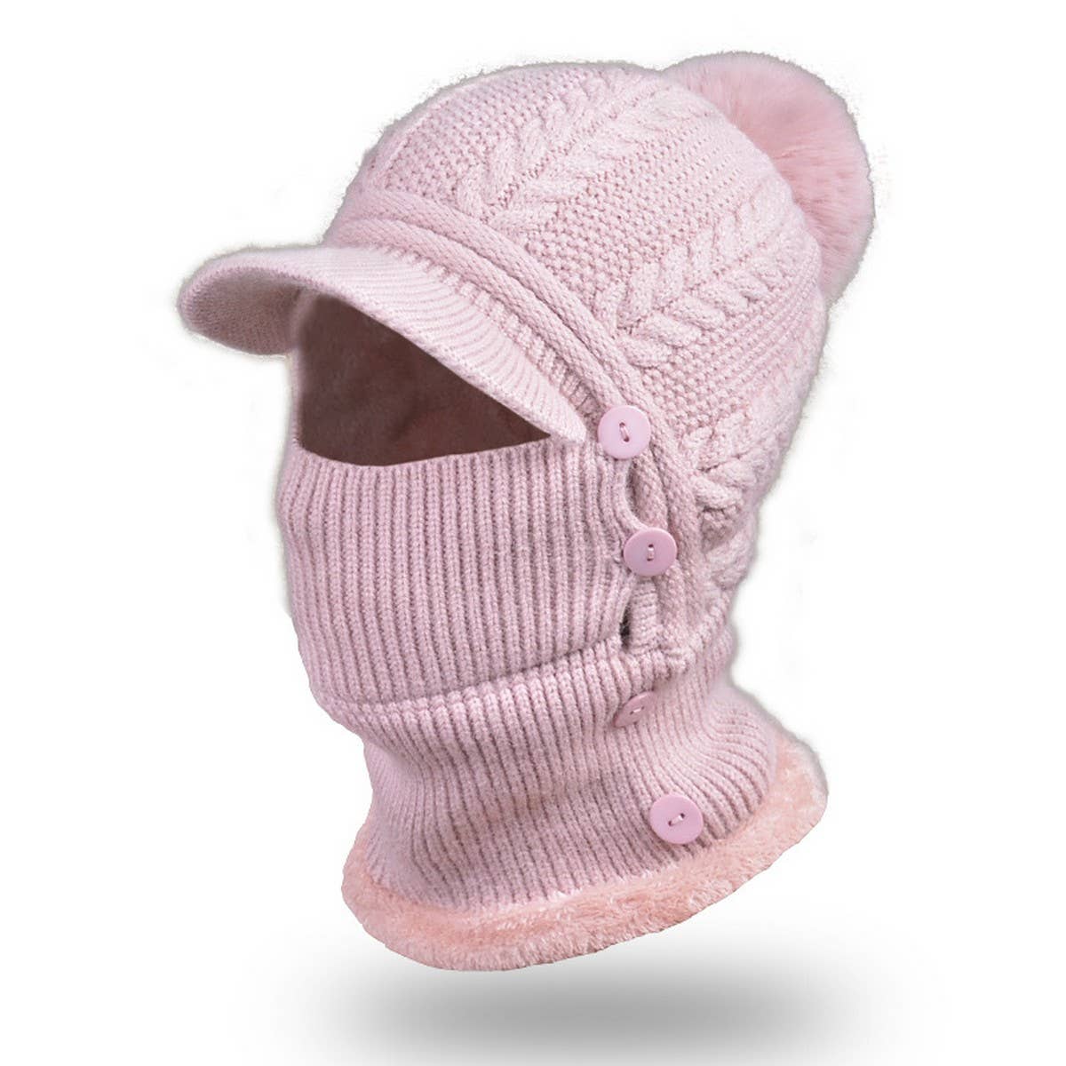 Winter Womens Knitted Pullover Earmuffs Hat_Cwasc1141