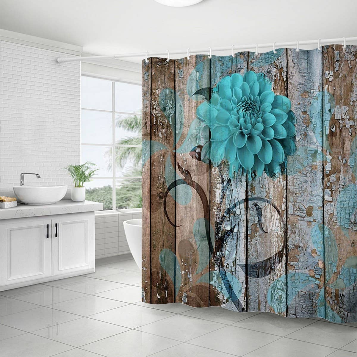 HOT SELLING PRINTED WATERPROOF SHOWER CURTAIN_CWMM1799