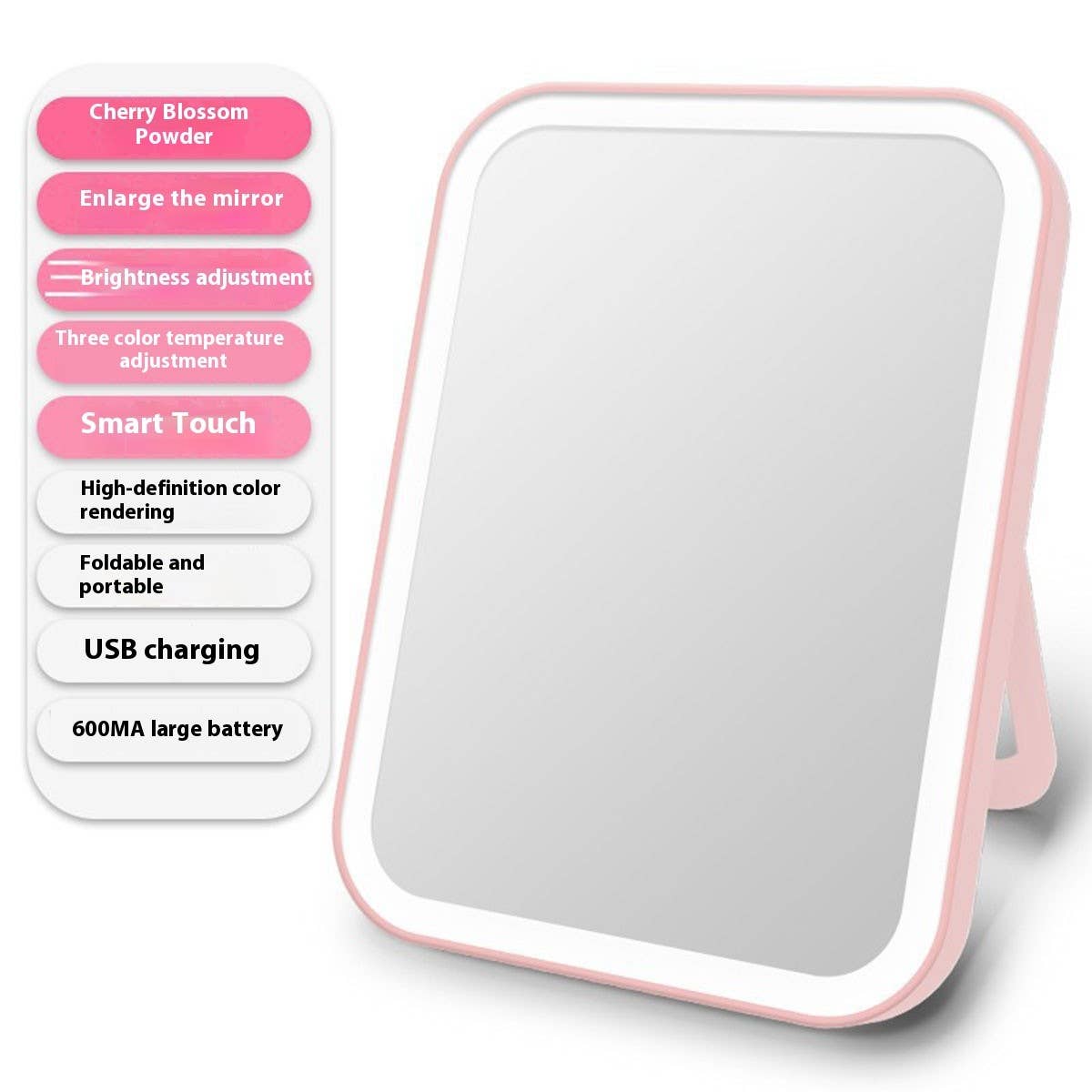 SMART TOUCH FOLDING LED MAKEUP MIRROR_CWMM5644