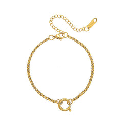 HIGH END SIMPLE LOOSE RING PAPER CLIP BRACELET_CWMM5738