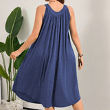 ELEGANT SLEEVELESS BEACH GETAWAY DRESS_CWDMD6045