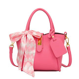 FASHIONABLE SILK SCARF BUCKET BAG_CWAB3333