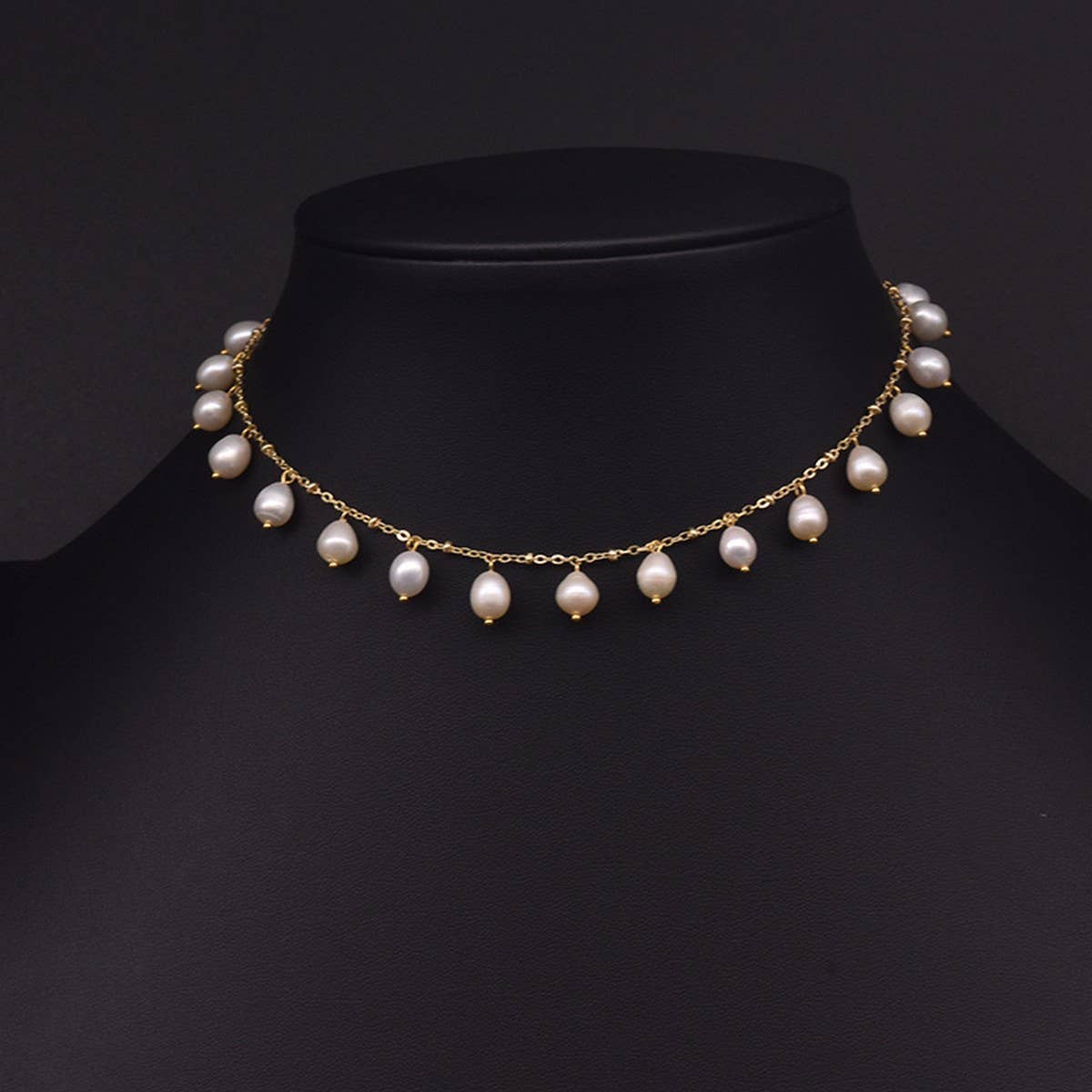 Womens All-Match High-End Pearl Necklace