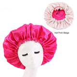 Trendy Double Layer Satin Nightcap_Cwah1481