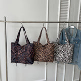 Leopard Print Fashionable Simple Versatile Tote Bag_Cwab3279