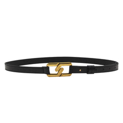 Women Retro Eight-Character Buckle Waist Belt_Cwabe0231