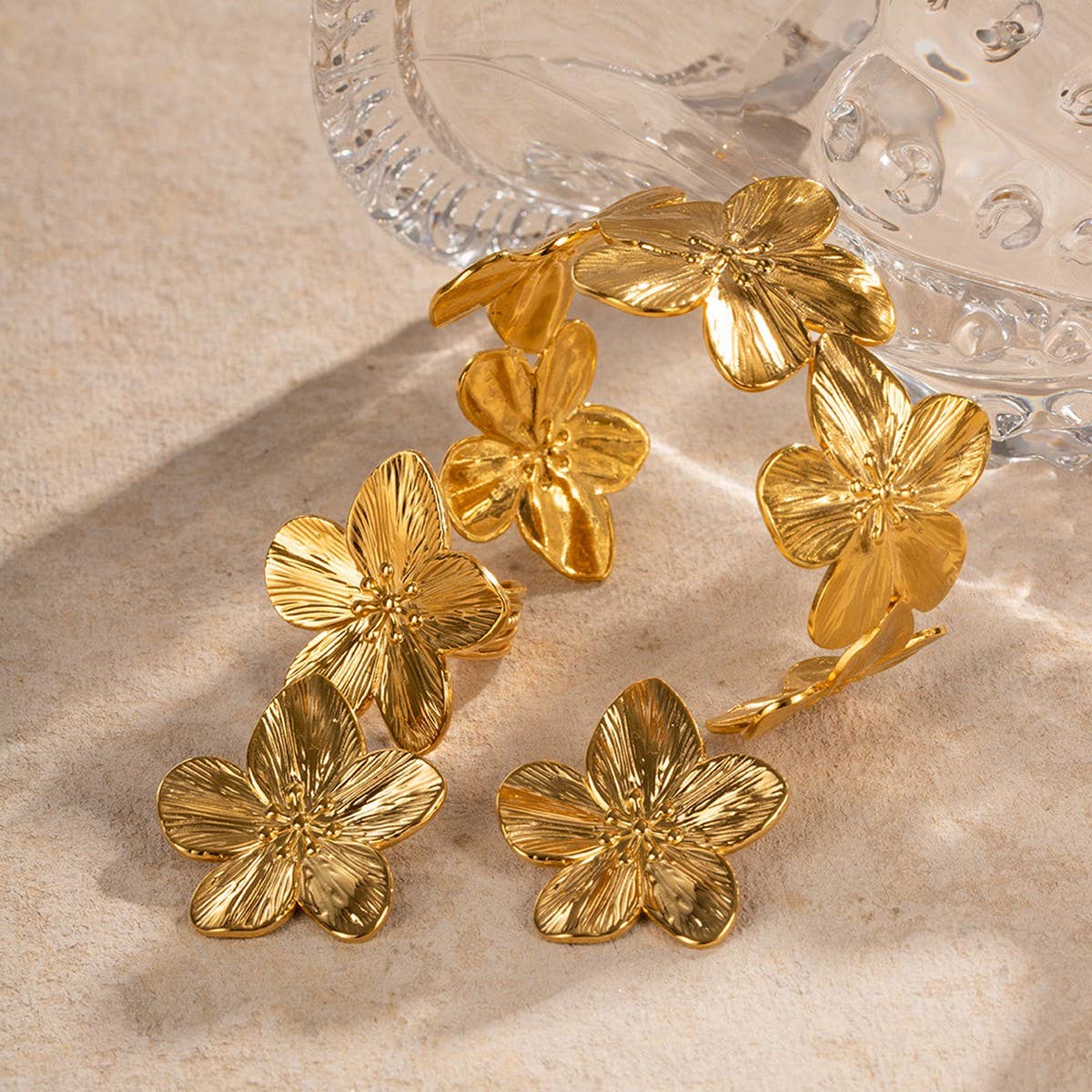 BEACH FLOWERS LIGHT LUXURY AND VERSATILE EARRINGS_CWAJE1358