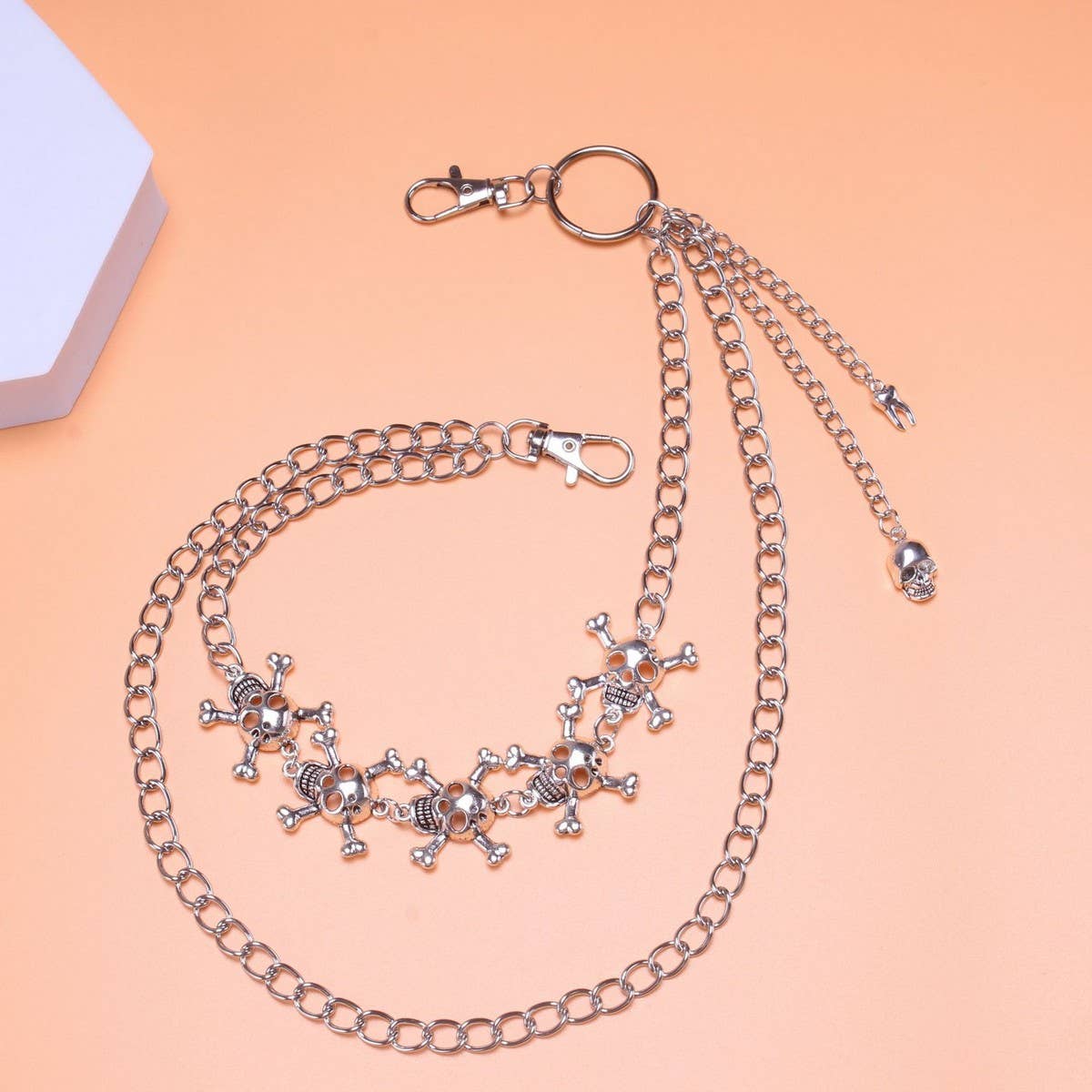 PUNK HIP HOP RETRO SKULL PANT CHAIN_CWMM0638