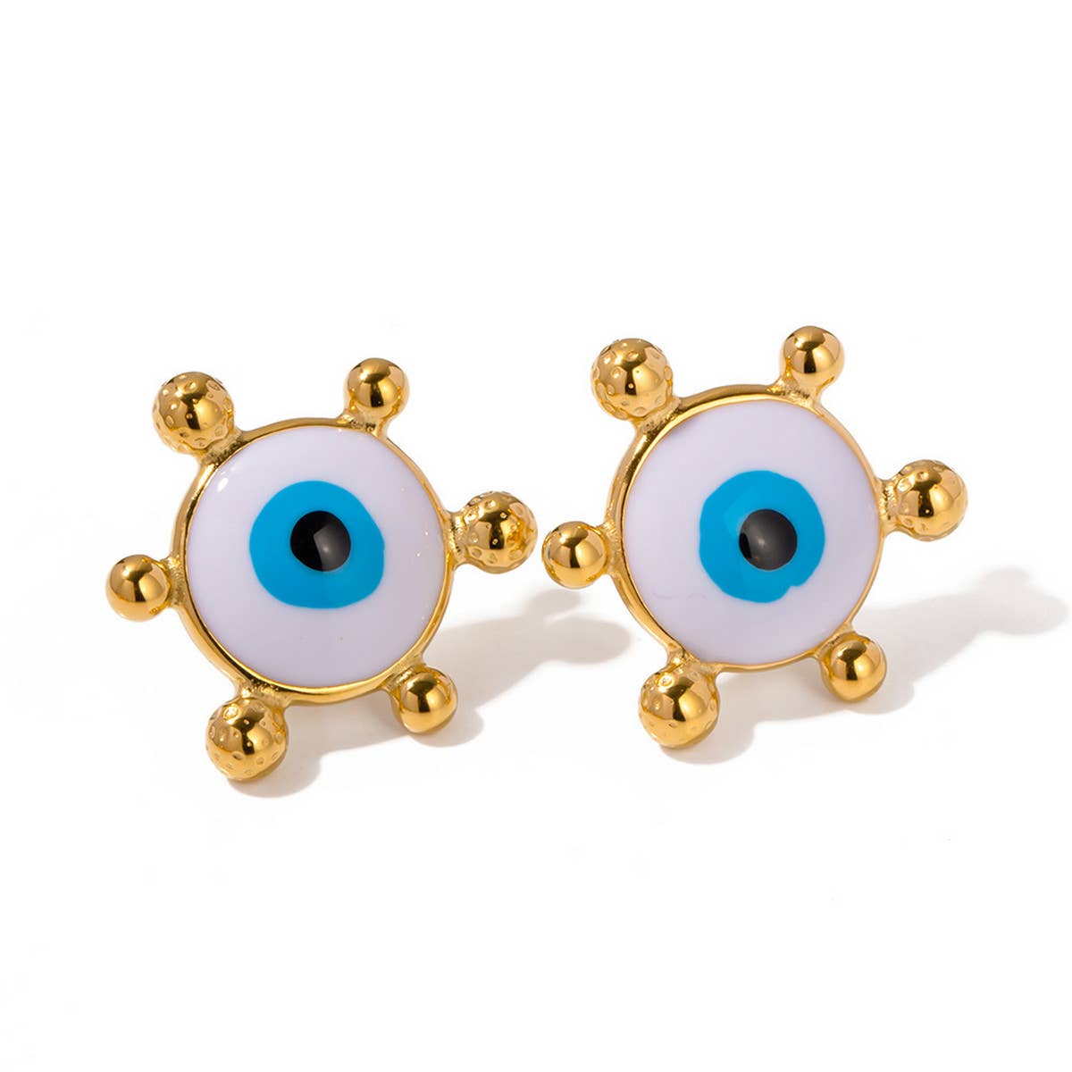 RETRO DRIPPING NEW DEVILS EYE EARRINGS_CWAHA0922