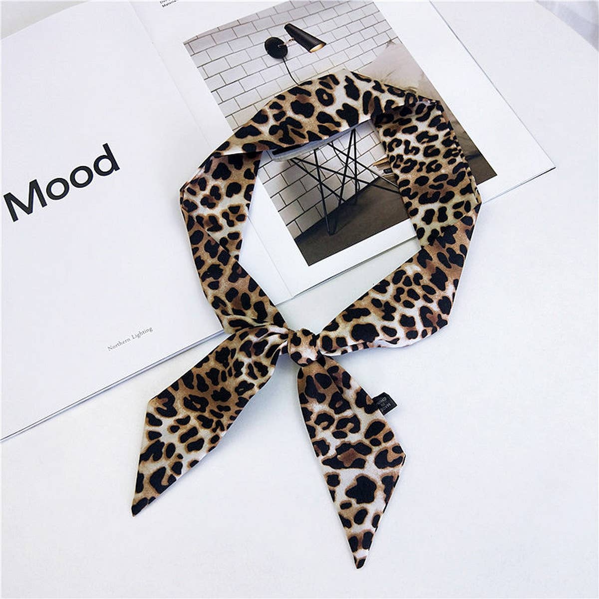 Cwasc2381_New Binding Bag Leopard Print Scarf