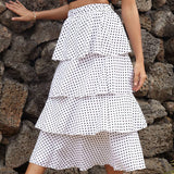 Summer Polka Dot Skirt