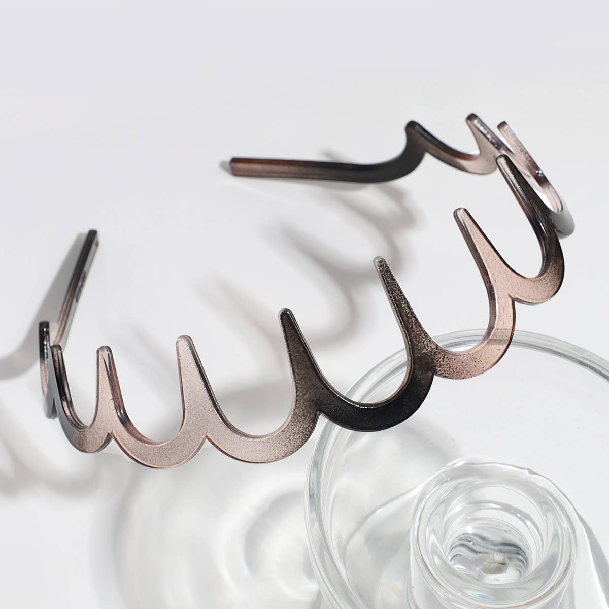 SIMPLE GRADIENT TRANSPARENT COLOR WAVE HEADBAND_CWAHA2338