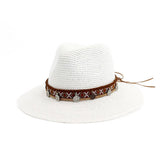 OUTDOOR BEACH SUNSCREEN PANAMA HAT_CWAH1250