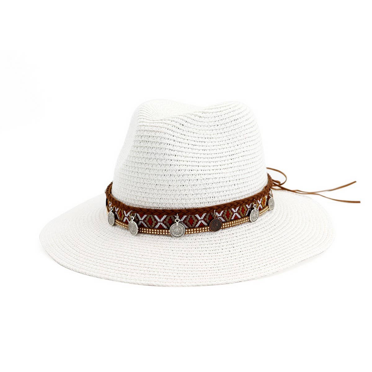 OUTDOOR BEACH SUNSCREEN PANAMA HAT_CWAH1250