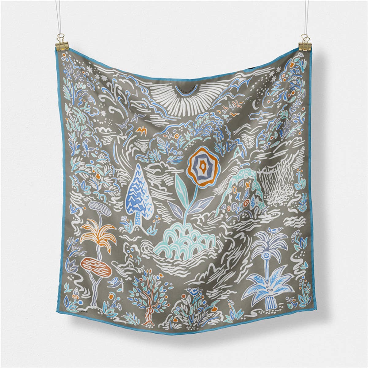 SWEET SATIN 53CM SQUARE SCARF FOR WOMEN_CWASC0647