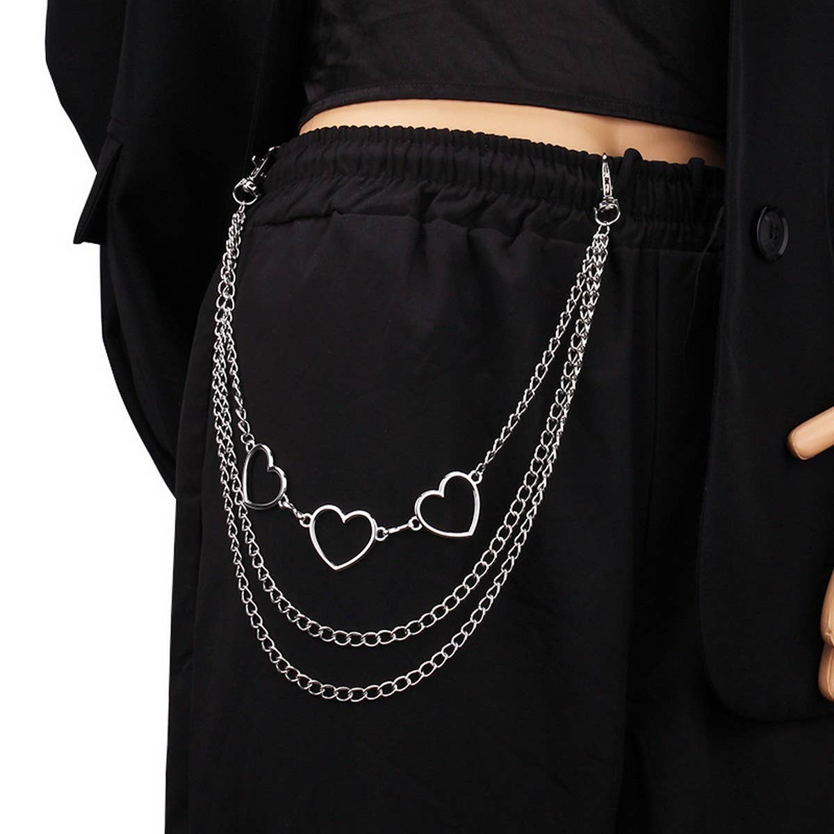 FASHIONABLE METAL HOLLOW HEART PANTS CHAIN_CWMM0673