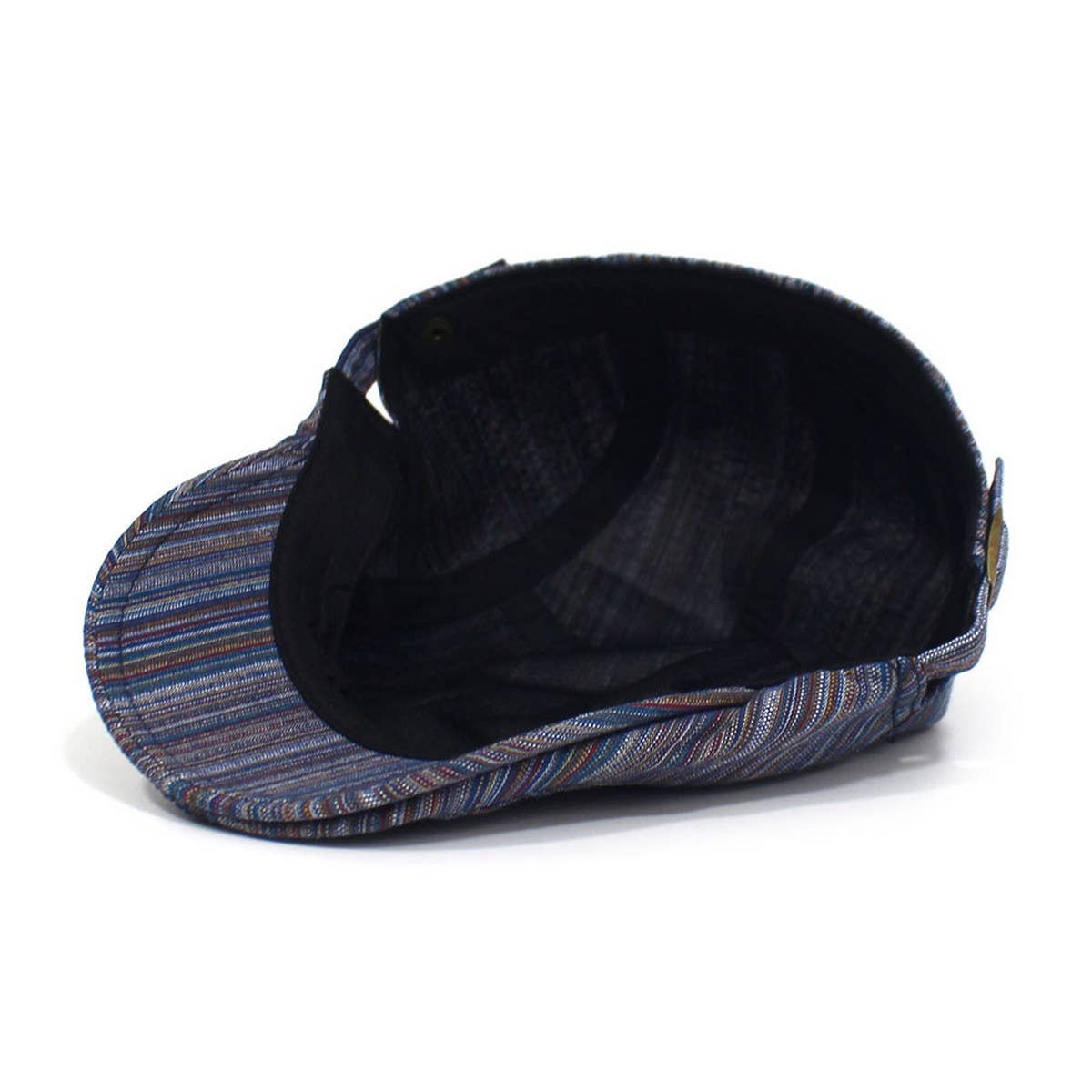 Versatile Striped Travel Forward Cap Beret_Cwab2915