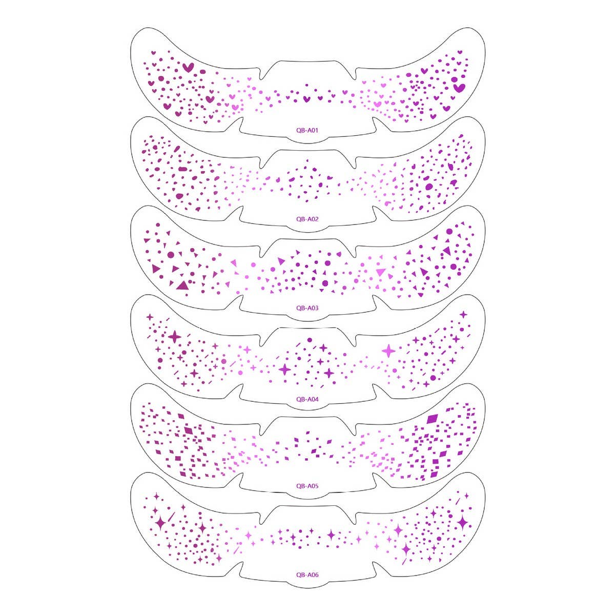 METALLIC FRECKLE TATTOOS GOLD SILVER PARTY_CWMM8229